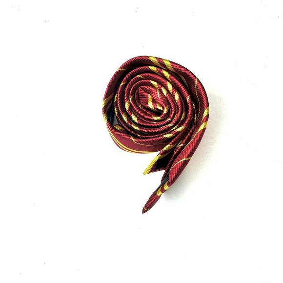 Classic Red and Yellow Striped Tie "Harry Potter Tie - Picture 11 of 12